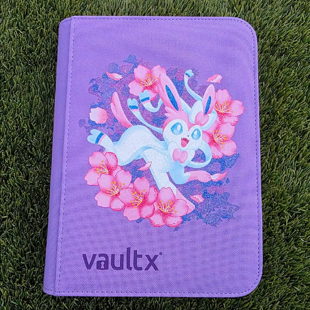Vault X - Sylveon Glitter Custom Trading Card Binder - Purple