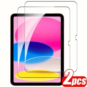 2-Pack Screen Protectors for iPad 10th Gen 10.9 Inch 2022, 9h Hardness Tempered Glass, Scratch-Resistant, Touch-Sensitive, Compatible with iPad 10 Case