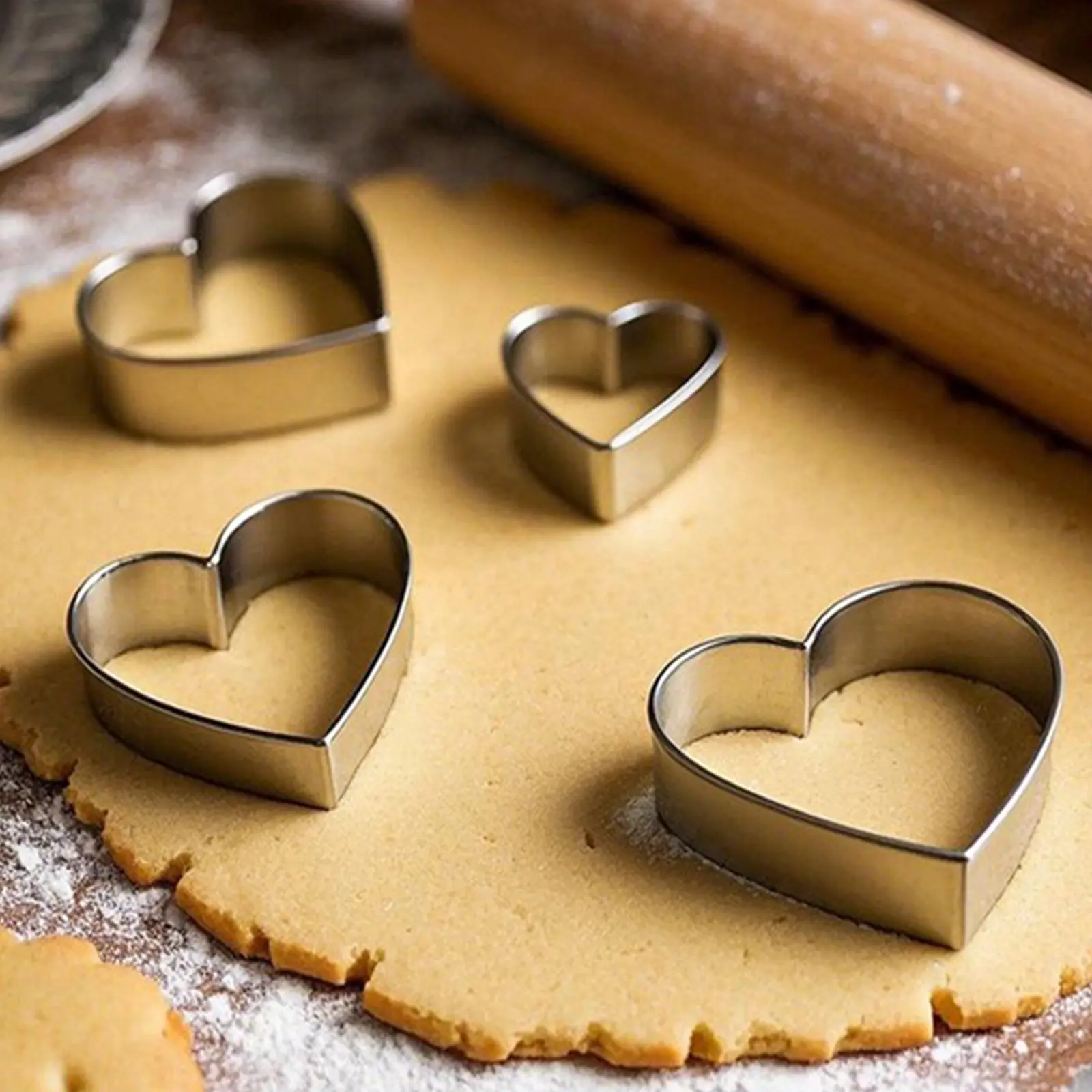 Adjustable Stainless Steel Cake Slicer Ring Layer Cake Leveler Cutter Round Mousse Ring Mold for DIY Birthday Cake Decoration Professional Baking Tools Kitchen Gadgets Accessories