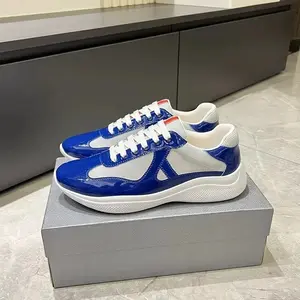 OW Large Size Discount 36-47 High End Genuine Leather Couple Shoes Women's Sneakers High-end Luxury Brand Designer Shoes for Men