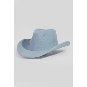 Denim Cowboy Hat