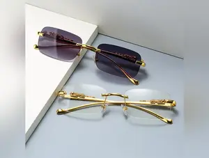 Rimless Square Sunglasses