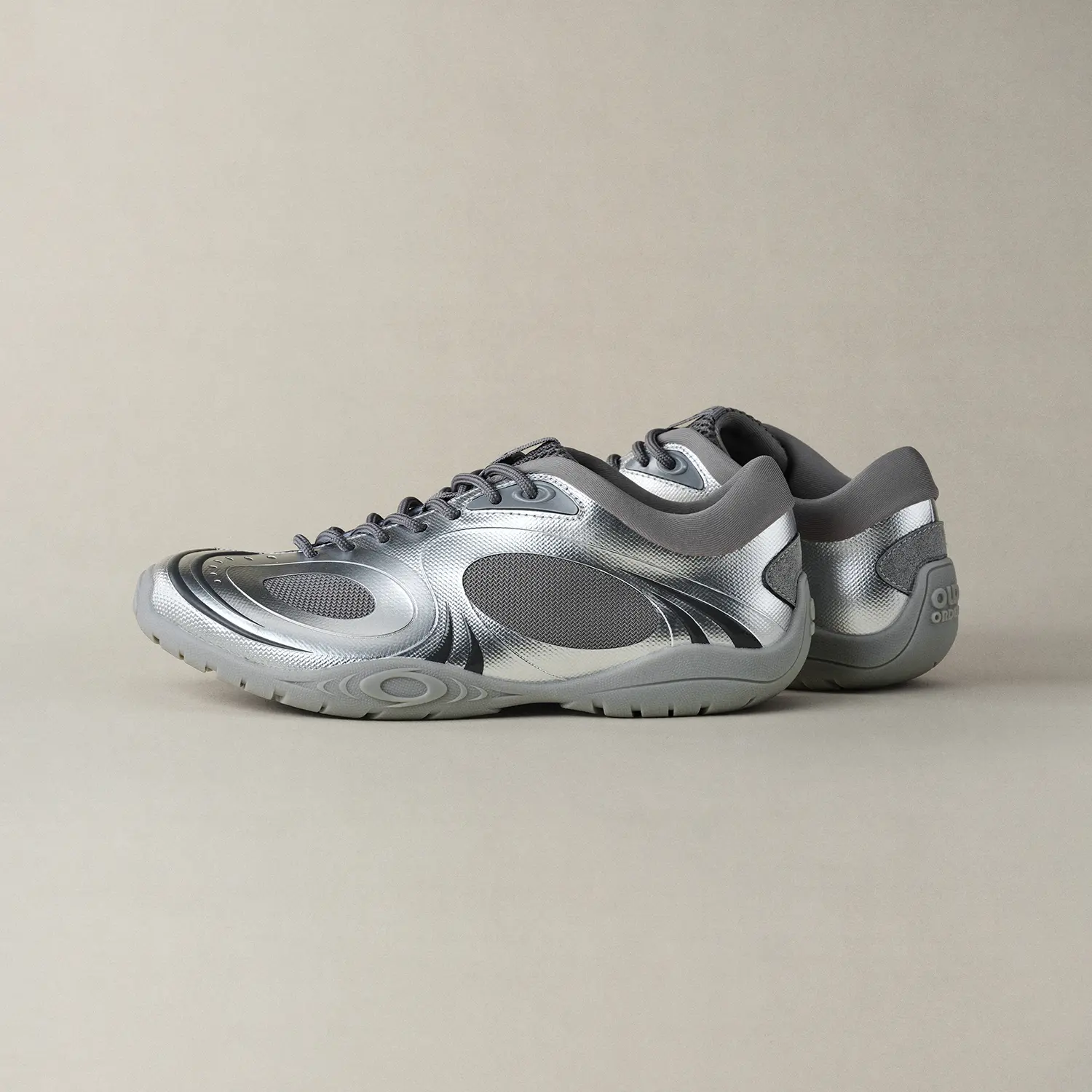 OLD ORDER TRACK Radiant Silver Athletic Sneakers for Women and Men Breathable Lightweight Running Shoes Summer Casual Streetwear Walking Trainers Everyday Commuter Fashion Shoes