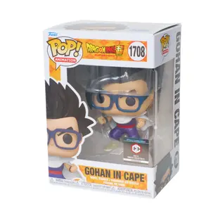 Funko Pop! Animation: Dragon Ball Super - Gohan in Cape #1708，Chalice Collectibles Ex, with Clear Pop Protector