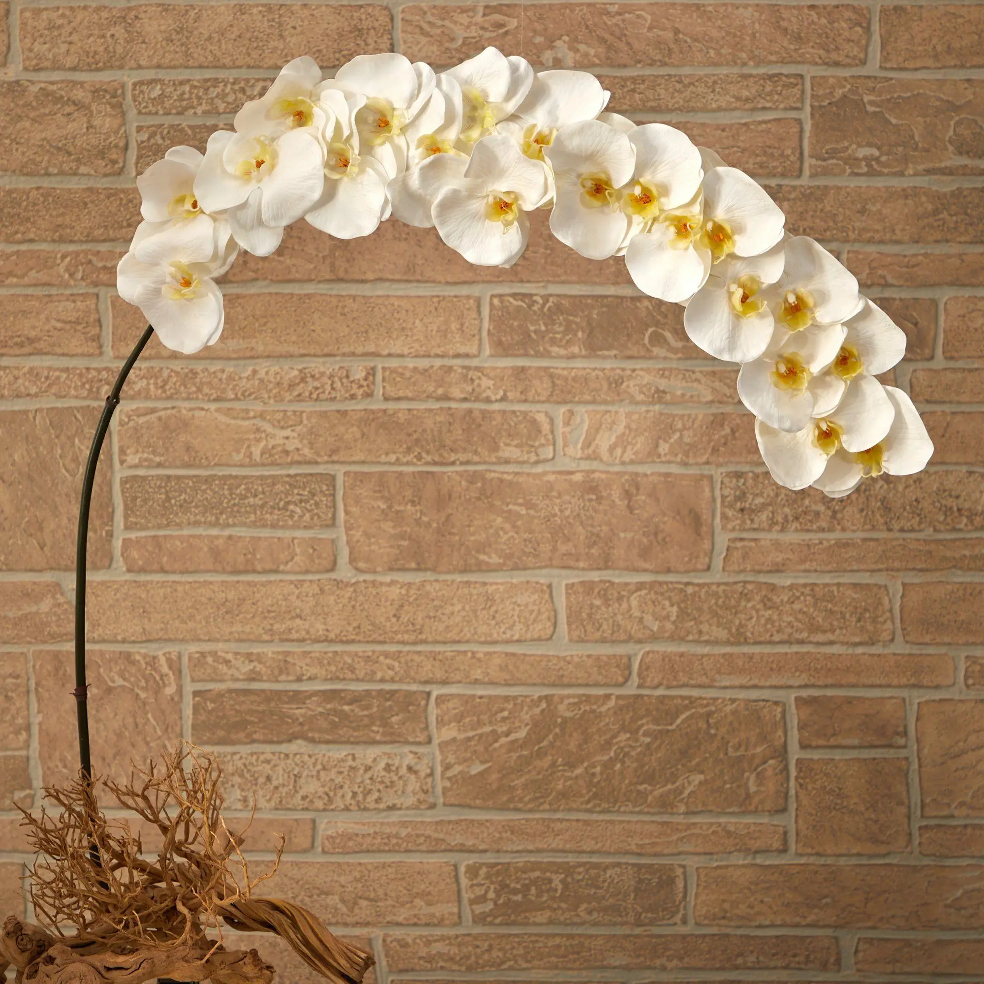 5-ft Large Silk Phalaenopsis Artificial Orchid Bouquet Set of 2, Colorful Fake Flowers for Home Decor Supplies, 5 Feet Large