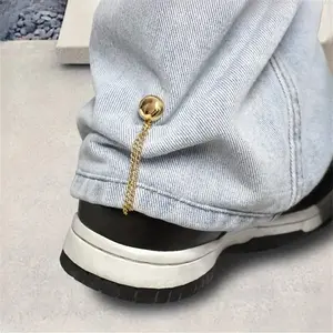 Adjustable Magnetic Pants Clip, 2 Counts Durable Alloy Hem Clip, Portable Sewing Supplies for Daily Commuting, Sports Fitness, Photography Modification