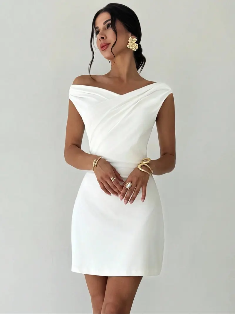 elegant white dress Sun-imperial