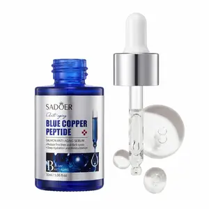GHK-CU copper peptide serum – An ultra-hydrating facial serum specifically designed for dry skin  Plumping and Smoothing Fine Lines, Lightweight, Vegan, Cruelty-Free Facial Serum