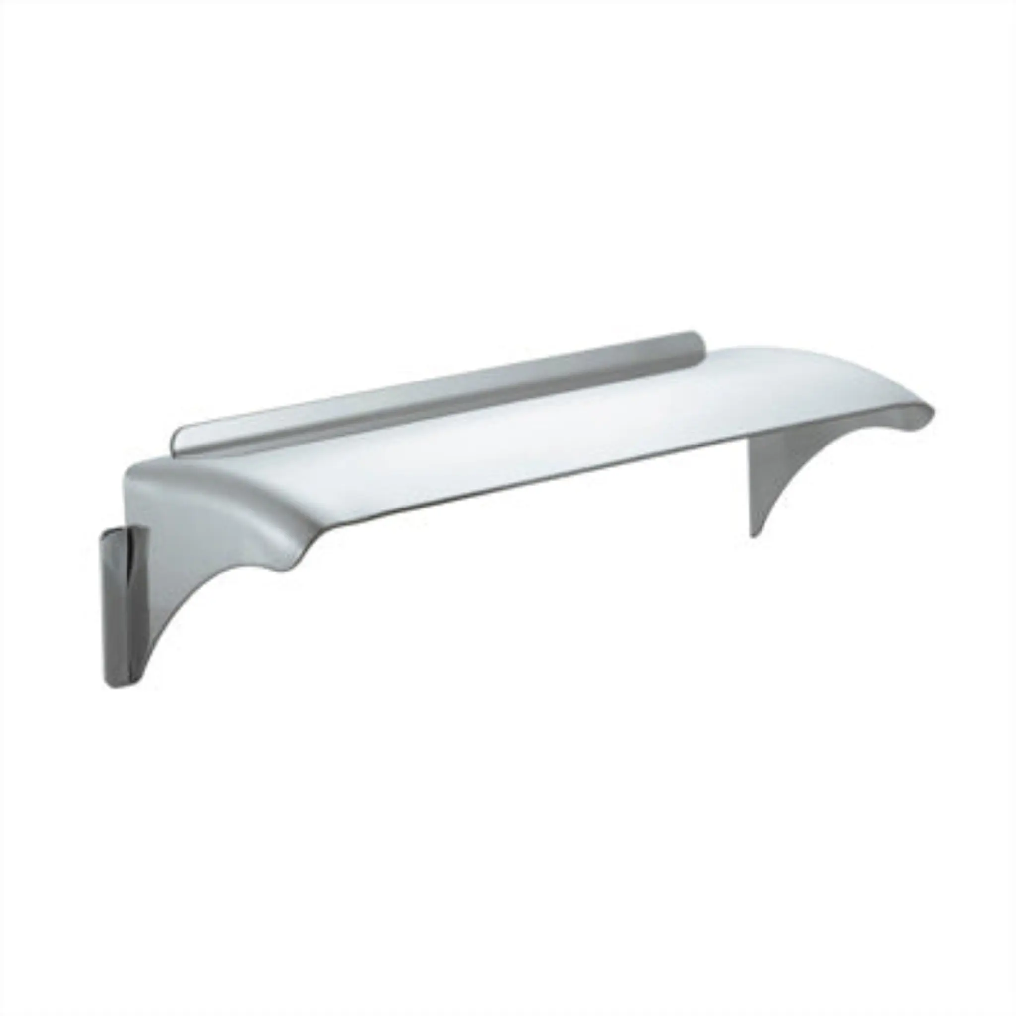 United Pacific Stainless Steel Curved Headlight Cover - Auto Parts Accessories for Rectangular Headlights - 10470