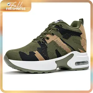 Sosenfer Lace-up Low TopArmy Green Casual  Day Sneakers,Women's Casual Latte Trainer Running Shoes For Women, tenis blancos.1912 Athletic Flexible Durable Style