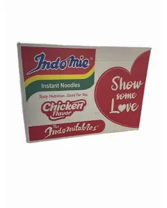 Indomie Ambient Instant Noodles - Indomitable Flavor, Carton Pack of 40, Pantry Convenient Meal Option Fast Food Snack