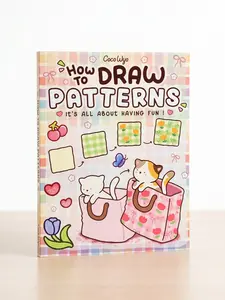 Children's Pattern Drawing Activity Book for 6-12 Years Unisex - Satisfying Easy Step-by-Step Guide, Colorful Doodle Art, Art for Kids, Unique Designs & Textures