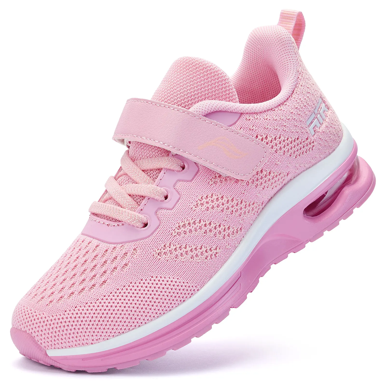 Kids' Breathable Cushioning Sneakers, Lightweight Anti-Slip Sporty Sneakers for Boys & Girls, Comfortable Athletic Shoes for School Running Walking, Sporty Sneaker