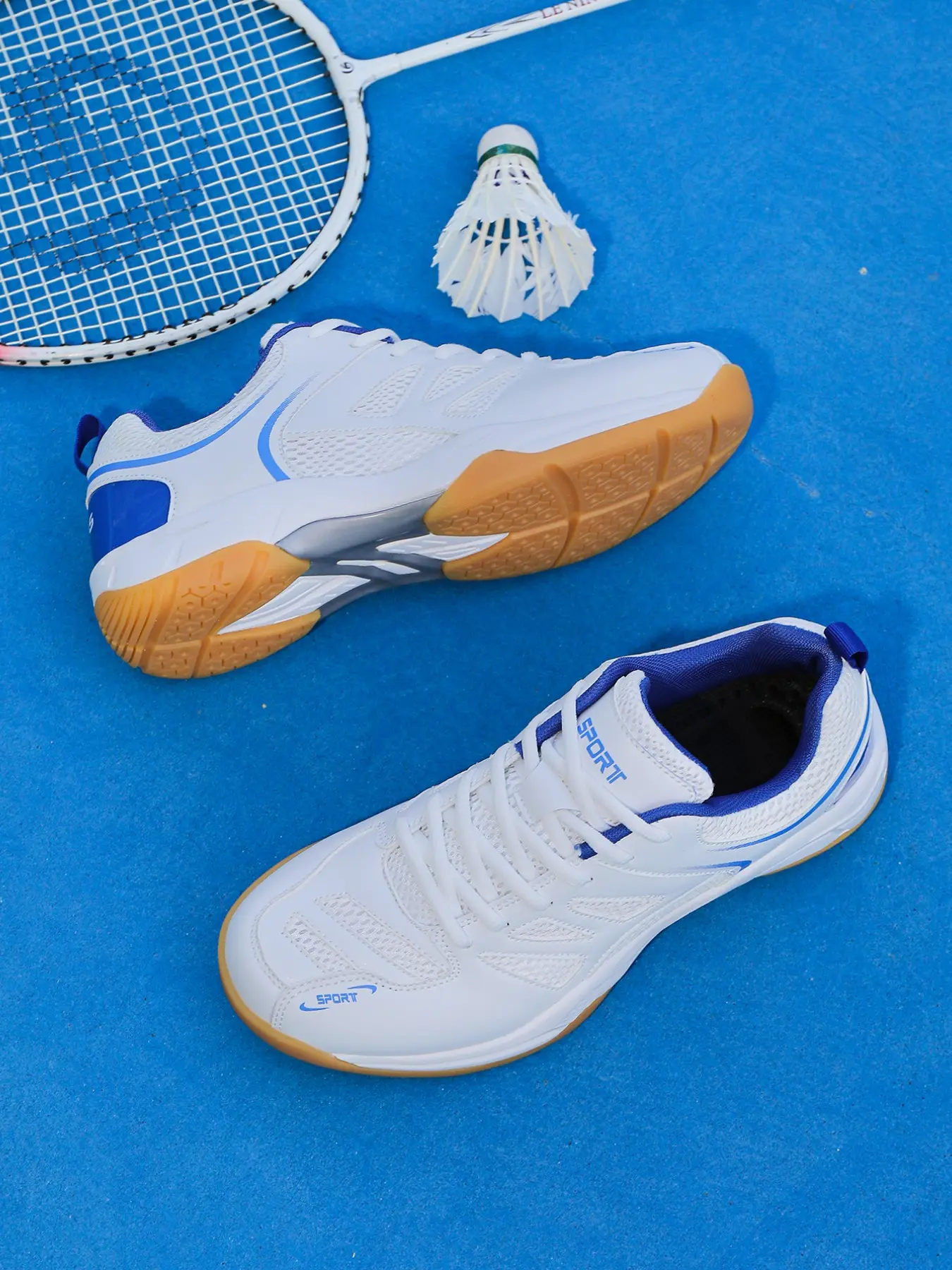 Unisex Breathable Comfort Badminton Shoes, Table Tennis Shoes, Tennis Shoes, Athletic Shoes, Lightweight Casual Sports Shoes for Daily Wear and Various Activities