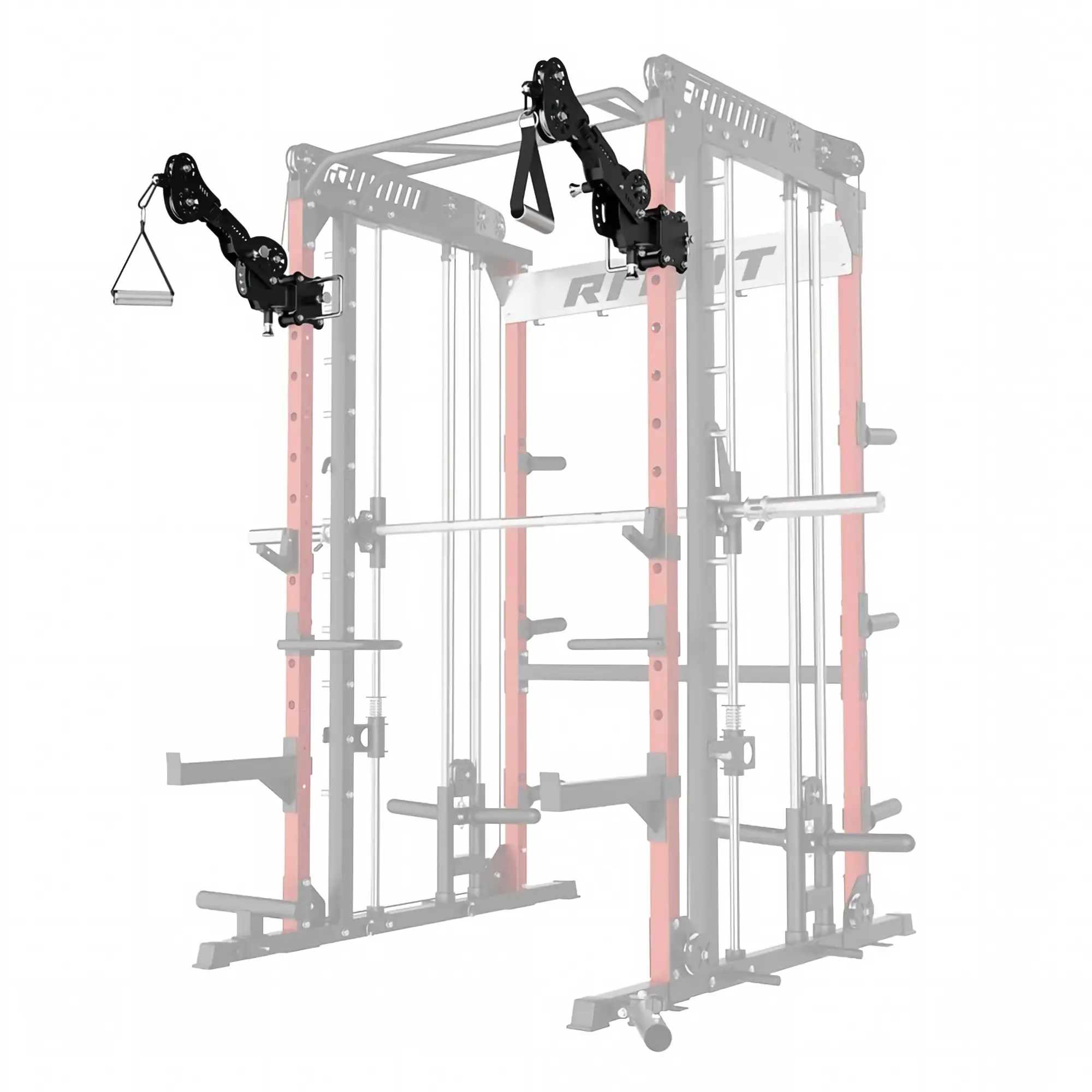RitFit TAM1 Tornado Articulated Arm Attachment (Q235 Steel, Exclusively for M1 PRO) - 360° Adjustable Strength Training Lever Arms, 320lbs Capacity, Rock-Solid Stability, Smooth Quieter Cable Feel, for Flys, Presses