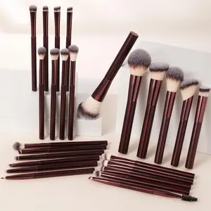 19-25PCS Premium Synthetic Cosmetic Brushes Kit, Soft Gentle-Glide Blending Tools, Professional Eyeshadow Makeup Brushes for Beauty & Personal Care, Makeup Brushes Kits