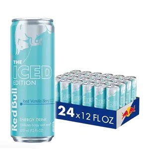 Red Bull iced vanilla berry 24 pack 12fl oz cans