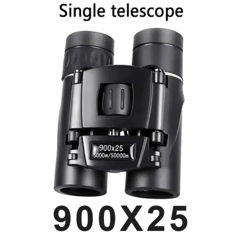 High-Powered Compact Binoculars 900x25 with BAK4 Prism and FMC Lens Coating, IPX6 Waterproof, Durable and Portable for Travel & Bird Watching