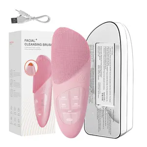 Facial Cleansing Brush  Facial Massager USB-Rechargeable Facial Massager Unisex Silicone Cleansing Brush  Electric Facial Cleanser  Deep Cleansing  Gentle Exfoliation  Mother's Day Gift