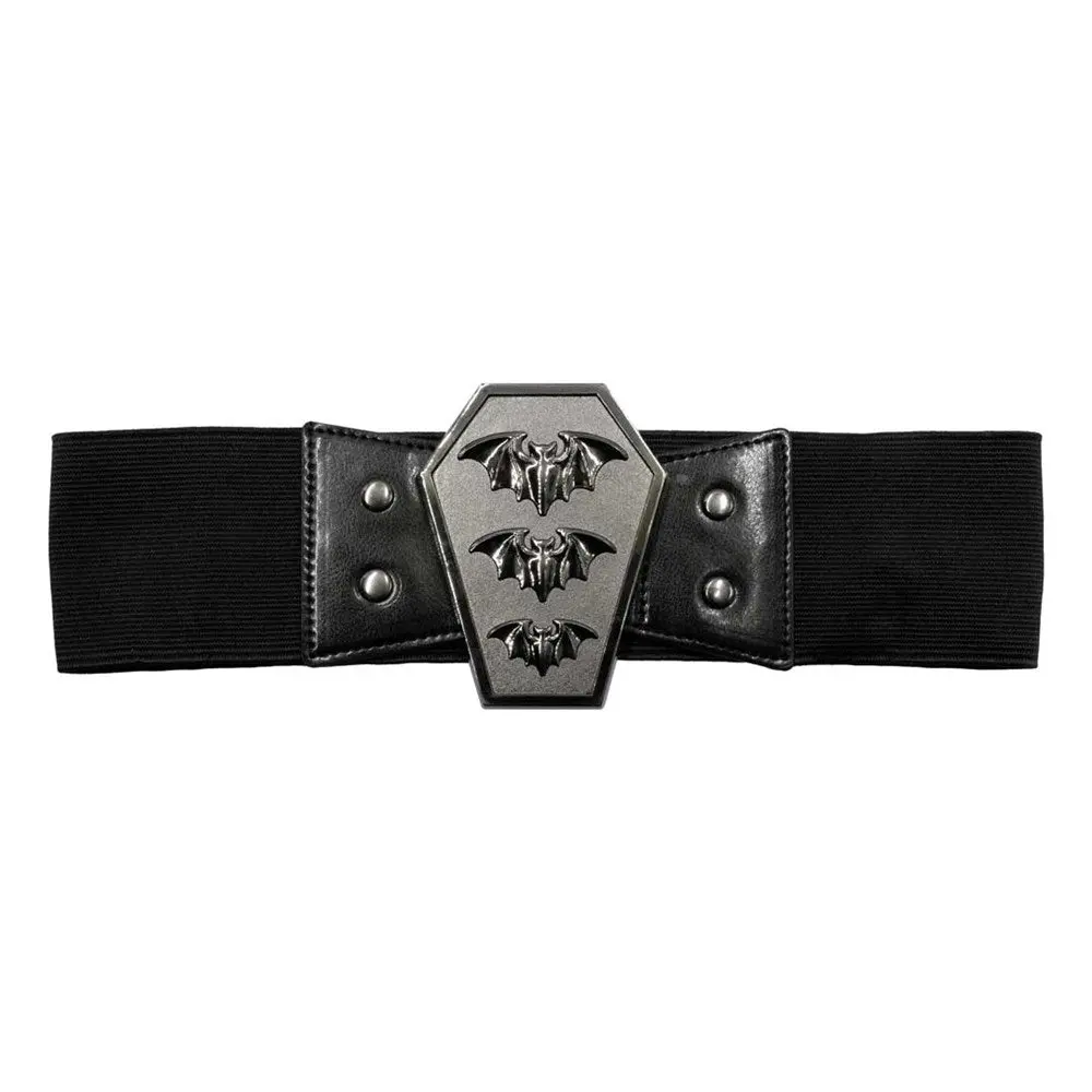 Women's  Elastic Waist Belt Bat Coffin