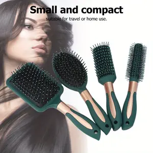 1 Set Hair Styling Combs Static Detangling Brush for Massage and Scalp Care for Home and Salon Use Suitable for Curly and Straight Hair