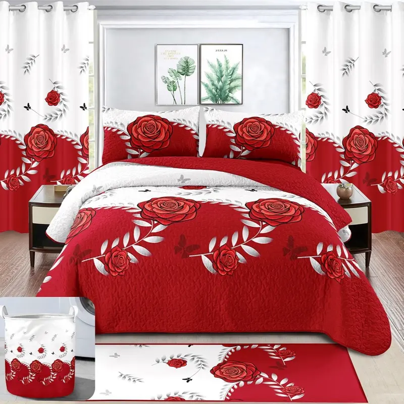8pcs Bedspread - Versatile Bedding for Bedroom, Soft Lightweight Decorative Cover