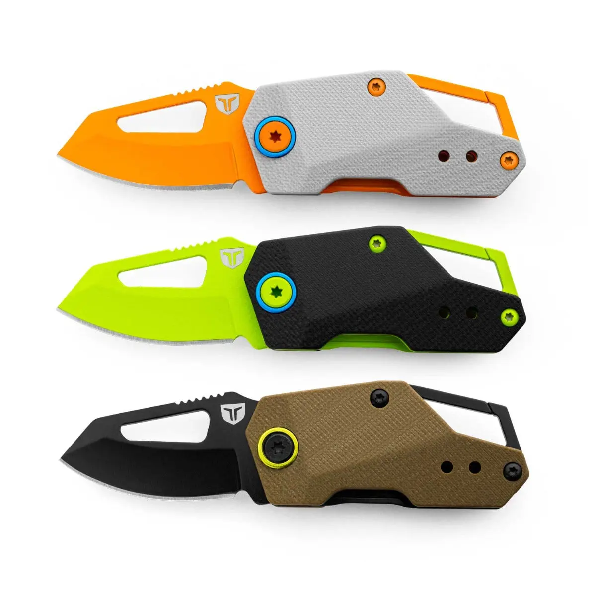 True Berm Keychain Flipper Knife, Stainless Steel Tactical Knives, Multipurpose Precision Camping Tool for Sports & Outdoor Camping-Hiking Survival Tools