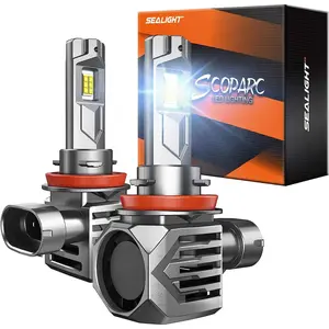 1994 Saturn SL2 9006/HB4 130W 6500K White IP68 LED Headlight Bulbs 2PCS SEALIGHT S7S