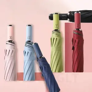 DIDOOGLT UV Protection Umbrella – Compact Double-Layer Folding Umbrella for Rain & Sun