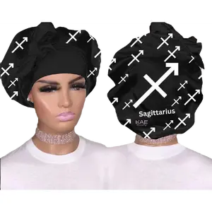 KAE beauty Sagittarius Zodiac Silk-Lined Bonnet for natural hair