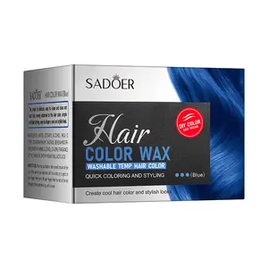 Unisex Colored Hair Mud - Alcohol-Free Haircare Styling Wax with Fruity Scent, Featuring Natural Fluffy Texture Shaping, Delicate Consistency, Easy Cleaning, Non-Damaging Formula, Uniform Adhesion, Quick & Simple Application, Multiple Color Options