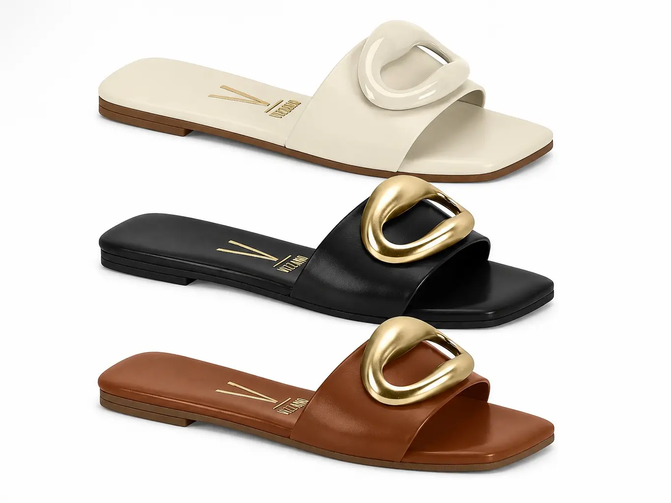 Women's Sandals - Casual Comfortable Slipper-Style Footwear for Daily Wear