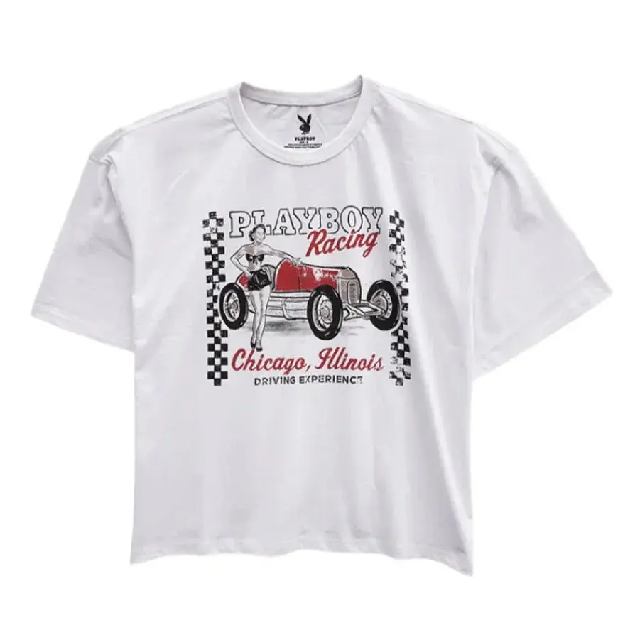 Playboy Racing Chicago Boxy Tee