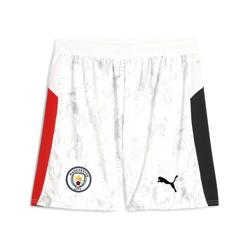 PUMA Mens X Kidsuper Manchester City Replica Shorts Casual Bottoms Casual - White