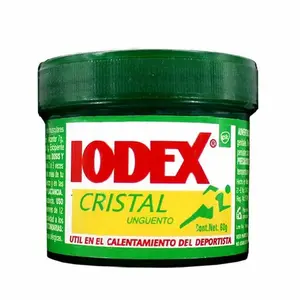 Iodex  Pomada Crystal / Crystal Ointment Alivio Rápido para Dolores y Golpes Fast Acting Relief for Muscle pains (2oz / 60g)