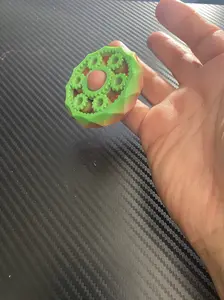 Fidget Spinner - 3D Printed with Spikes for Stress Relief and Enhanced Touch Sensation