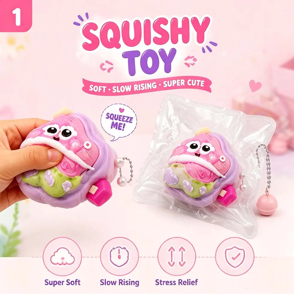 SpongeBob SquarePants-style Patrick Star,Soft Tpr Squeeze Toy, Slow Rebound, Multiple Styles, Party Gift