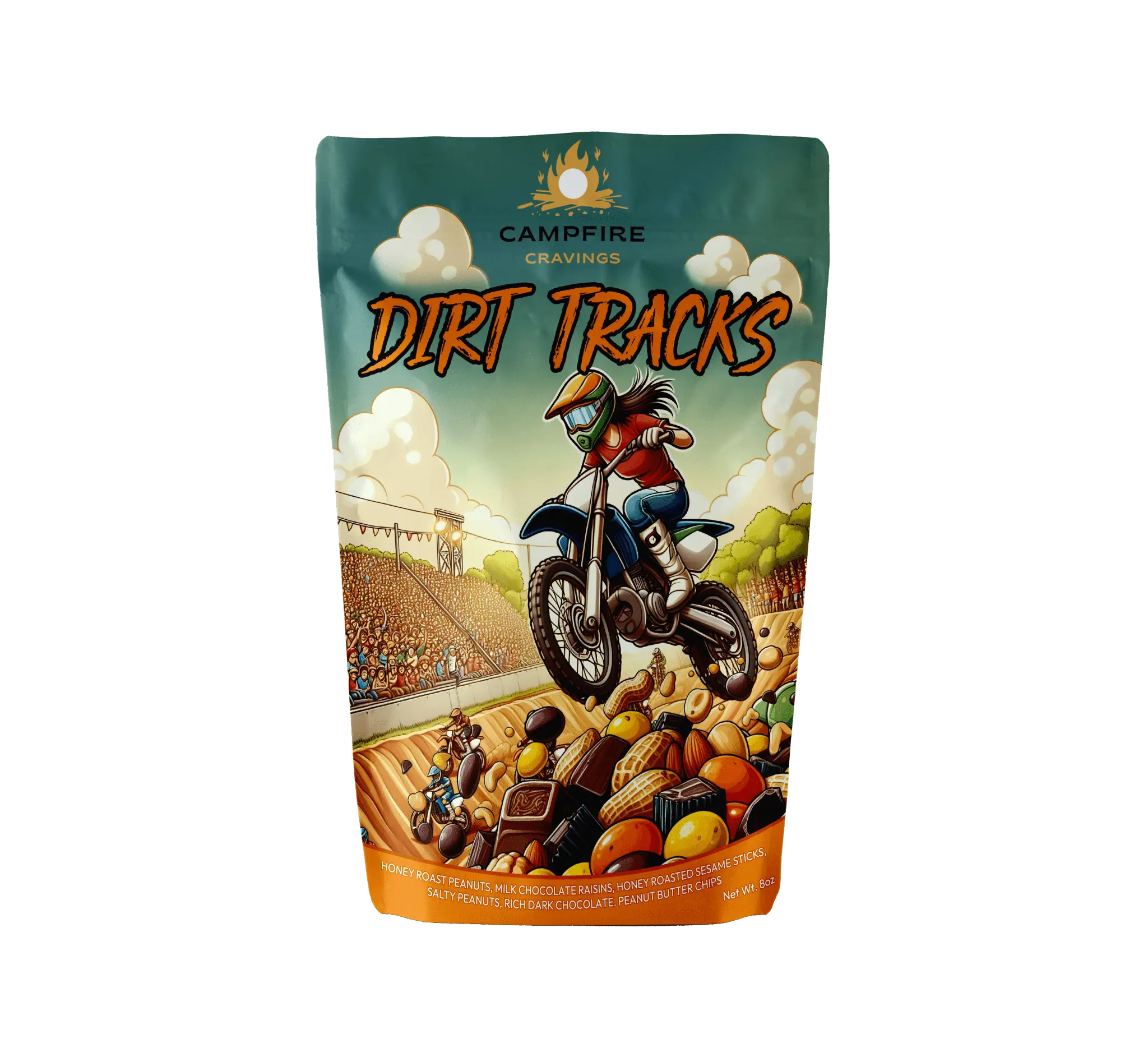 DIRT TRACKS - PEANUT BUTTER & CHOCOLATE TRAIL MIX