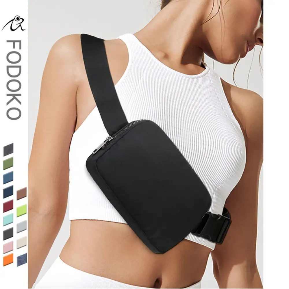 Women's Compact Minimalist Solid Color Fanny Pack - All-match Crossbody Waist Bag for Outdoor Sports, Casual Daily Use, Crossbody Bags