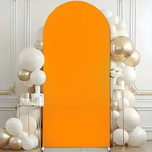 Warm Gradient Arched Background Cloth, Party Decoration, Perfect for Theme Parties, No Stand Included, Wedding Party Backdrop