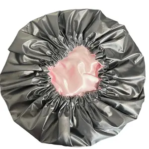 Pink Satin lined Shower Cap Pink Satin lined Shower Cap