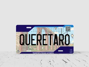 Archos de Queretaro Car Decorative License Plate Interior or Exterior Car Accessory