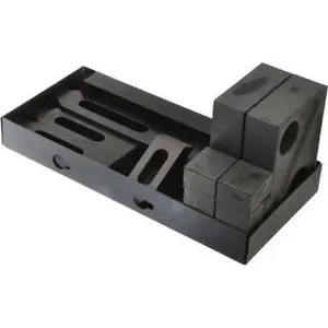 TE-CO 13 Piece Fixturing Step Block & Clamp Set with 1" Step Block, 5/16 & 3/8 Stud Thread Includes 6 Serrated End Clamps, 6 Step Blocks, Holder 21001