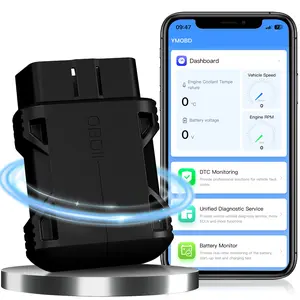 OBD2 Scanner Reader Bluetooth Wireless Auto Diagnostic Scan Tool Vehicle Diagnostic Tool for iOS & Android for Performance Test Bluetooth 5.4 Car Check Engine Car Code Reader, Clear Error Code Live Data Reset Exclusive APP Automotive Diagnostic Scanner