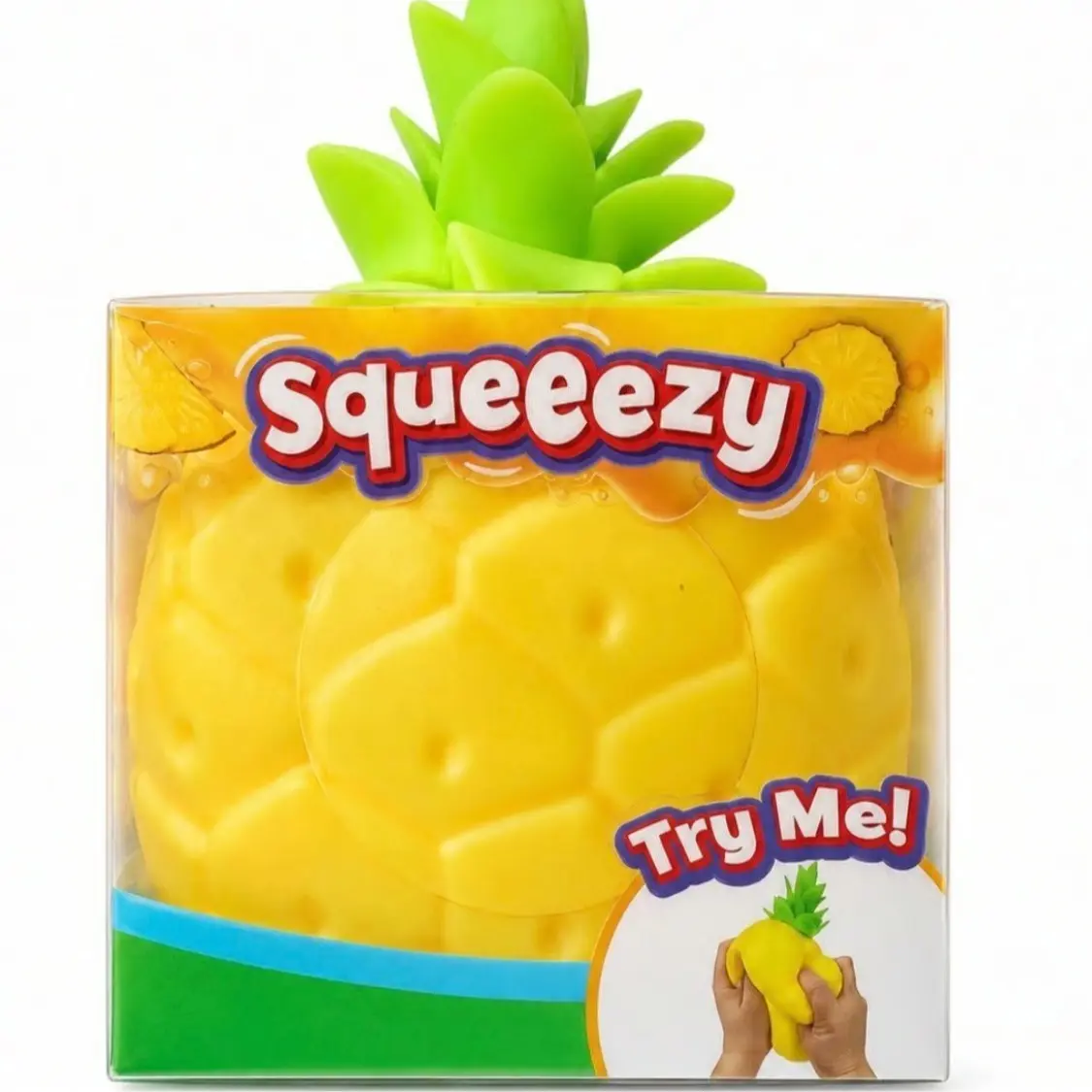 Cute Squishy Pineapple Fruit Stress Relief Toy - Soft Sensory Fidget Ball, Fidget Squeeze, Anxiety Squishy for Stress Relief, Sensory Fidget Balls