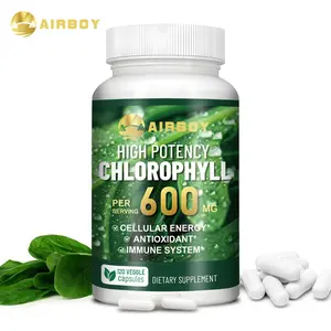 Airboy Chlorophyll - Vegan Capsules - High Absorption - 120 Capsules