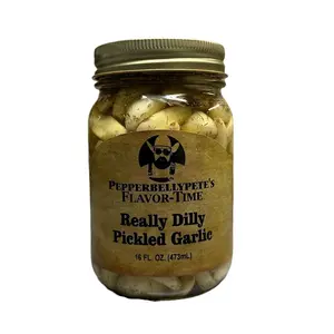 Pepper Belly Pete's Really Dilly Pickled Garlic