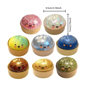 Easter Style Cute Squishy Bun Toy Soft Stress Relief Fidget Toy for Kids & Adults Super Soft Non-Sticky Elastic Material Compact Lightweight Perfect for School Office Travel