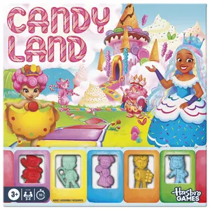 Candy Land Board Game, 2 Ways to Play, Reimagined Gameboard & Tokens, Ages 3+