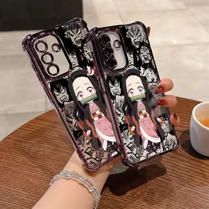 Hot Anime Demon Slayer Phone Case Casing for Samsung Galaxy a Series, Transparent Soft Back Cover, Durable Anti-Drop Design for A26 A36 A55 A35 A06 A16 A05 A14 A24 A34 A54 A15 A05s A25 A23 A33 A53 A73 A13 4g 255g